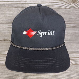 VINTAGE SPRINT LOGO ROPE BRAID SNAPBACK BASEBALL HAT CAP